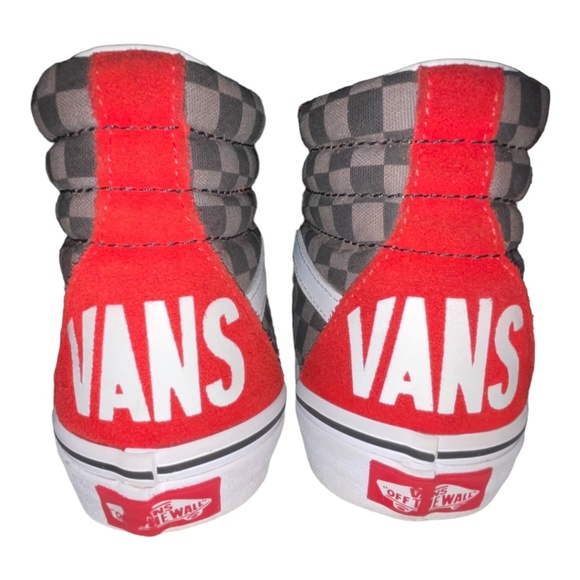 Vans Off The Wall Checkerboard Hi-top Sneaker US Sz Kids 3 - Picture 4 of 14